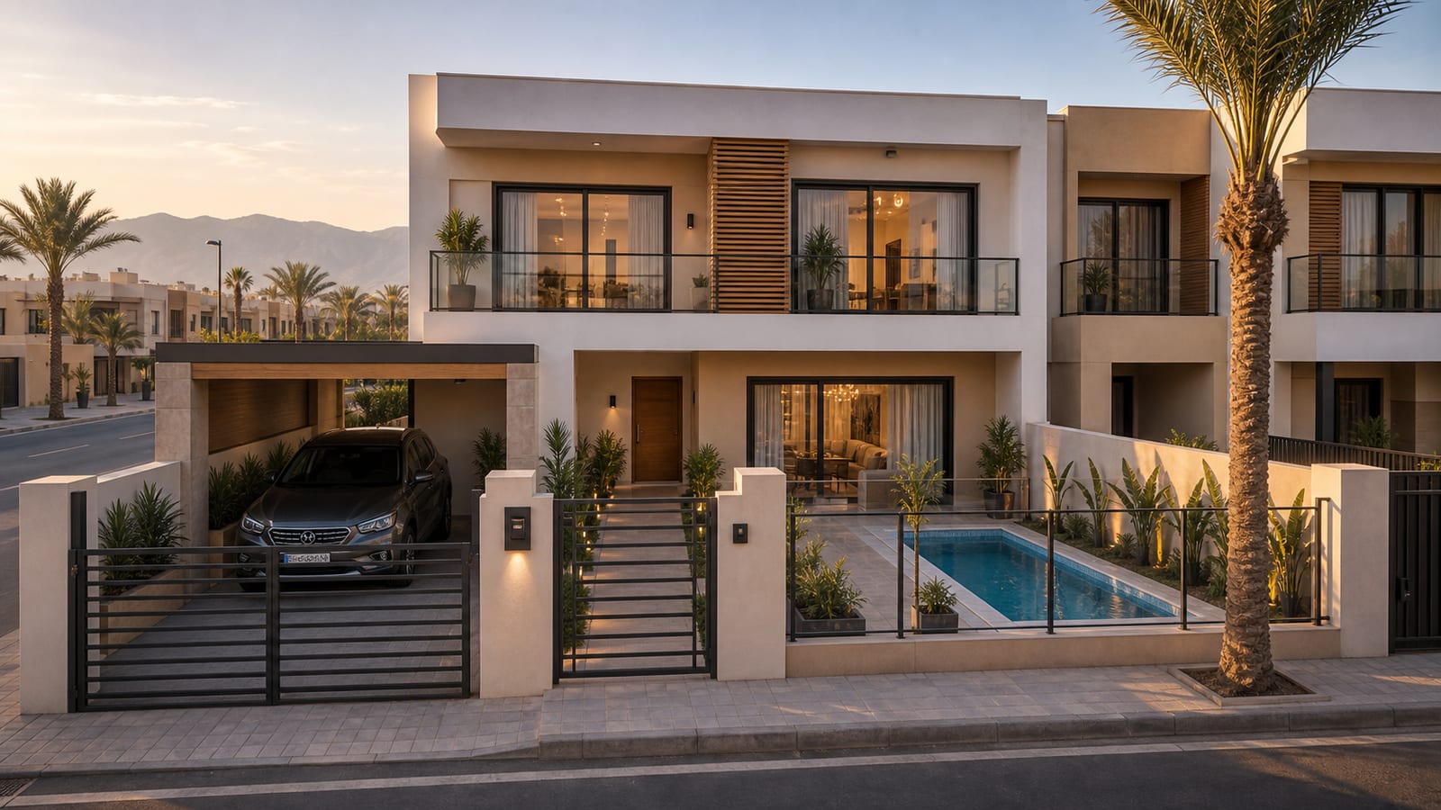 Villa avec piscine — lotissement Bab El Khair, Immomax (Marrakech)
